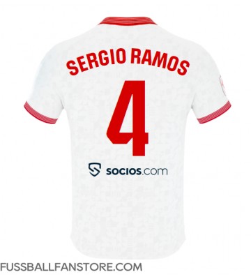 Sevilla Sergio Ramos #4 Replik Heimtrikot 2023-24 Kurzarm
